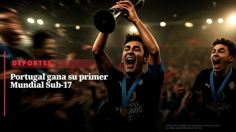 Portugal sub-17 conquista su primer título mundial tras gol de Anísio Cabral