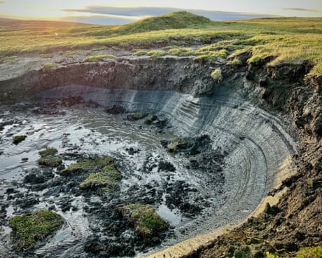 ‘Chunks of earth just disappear’: life on a collapsing island
