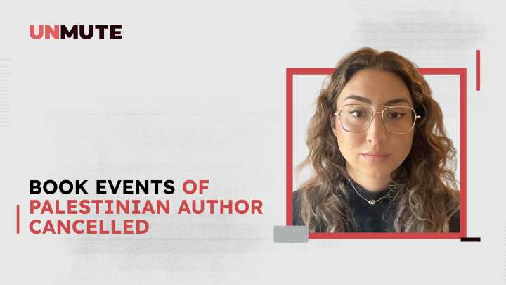 Book events of Palestinian author cancelled