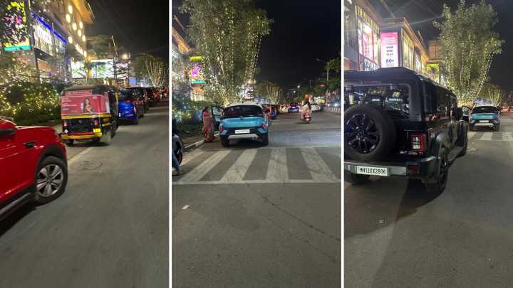 Pune: Residents Demand Strict Action Against Illegal Parking Near Tribeca High Street Mall At NIBM Annex