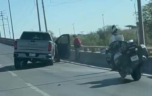 Estampa su Denali en paso elevado del Juan Pablo II