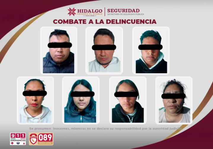 Integrantes de la banda “Los Aldos” fueron detenidos en Tulancingo