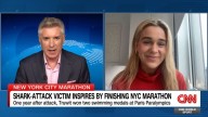 Shark-attack victim inspires by finishing NYC Marathon