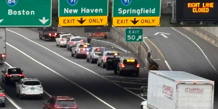 No injuries reported following crash on I