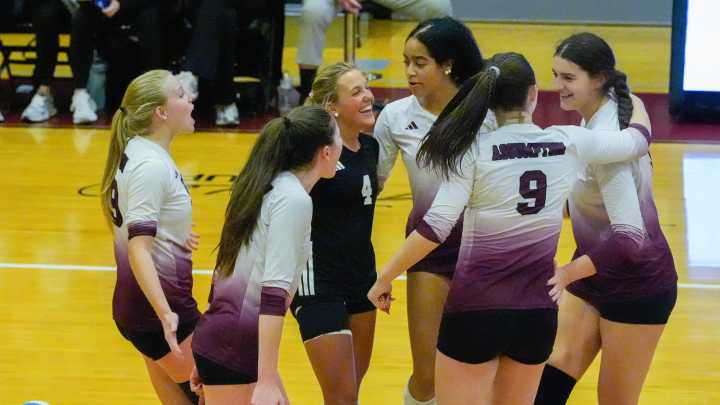 Assumption volleyball sweeps Mercy in first round of state tournament