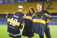 Los videos de Rosalía en La Bombonera con Trueno y Momo: mensaje para Riquelme y emotivo recuerdo de Maradona