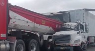 Conductor perdió la vida tras choque de camiones en la Panamericana Norte