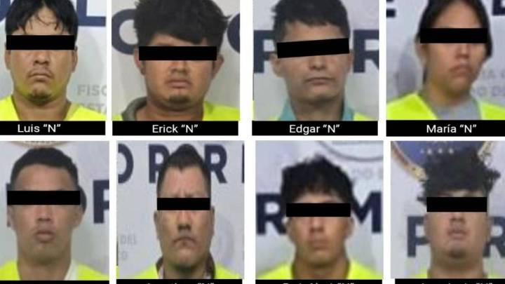 Detienen a 8 sujetos con armas y droga en Tabasco