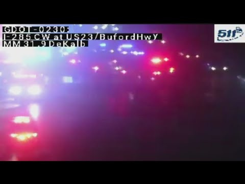 Crash involving van on I-285 EB at Buford Highway in DeKalb County