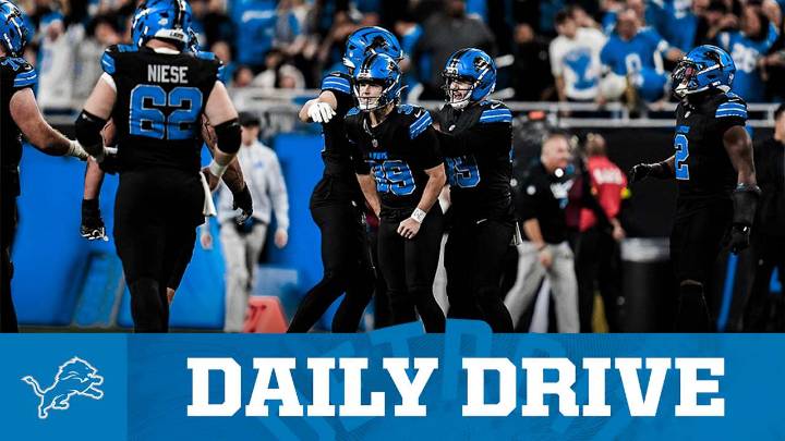 THE DAILY DRIVE: Bates clutch as special teams excels for Lions in win over Giants