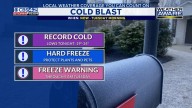 WEATHER AWARE: Arctic Chill Arrives, Freeze Warning and Record Lows Overnight