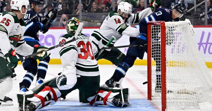 Wallstedt has 3rd shutout in 4 games, Wild beat Jets 3