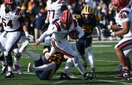 Photo gallery from No. 4 OLSM vs. No. 1 Portage Central in D2 football semifinal action