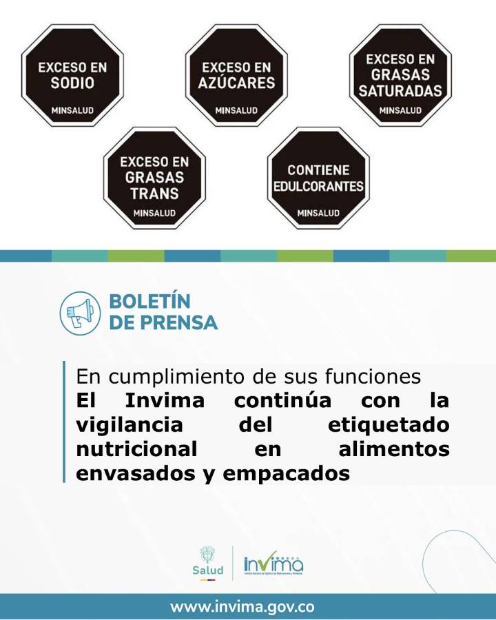Invima aclara panorama sobre el uso de colorantes y refuerza controles en alimentos del mercado colombiano