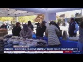 Federal judge rules that government must fund SNAP benefits