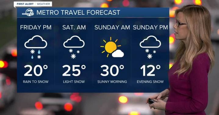 Denver's likely snow totals as coldest temps of the season arrive this weekend