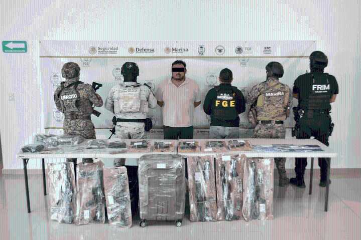Detienen a ‘El Rayo’, presunto líder del CJNG en Playa del Carmen