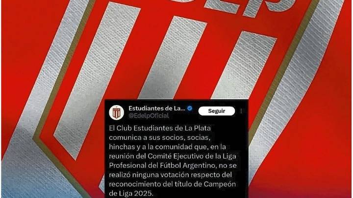 Estudiantes desmintió una votación para darle el título a Central y Toviggino salió al cruce