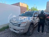Allanamiento positivo en Plottier: demoraron a un sospechoso y secuestraron una camioneta