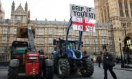 Tractors descend on London for Budget day protest despite police ban