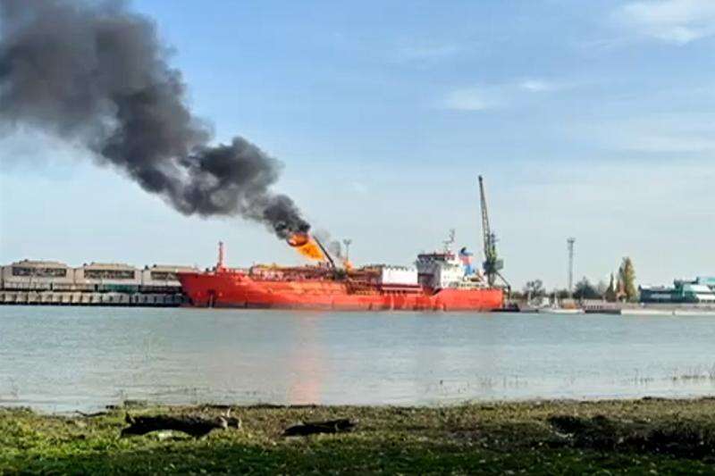 Drone strikes Turkish tanker in Ukraine's Odesa, where U.S. natural gas will go