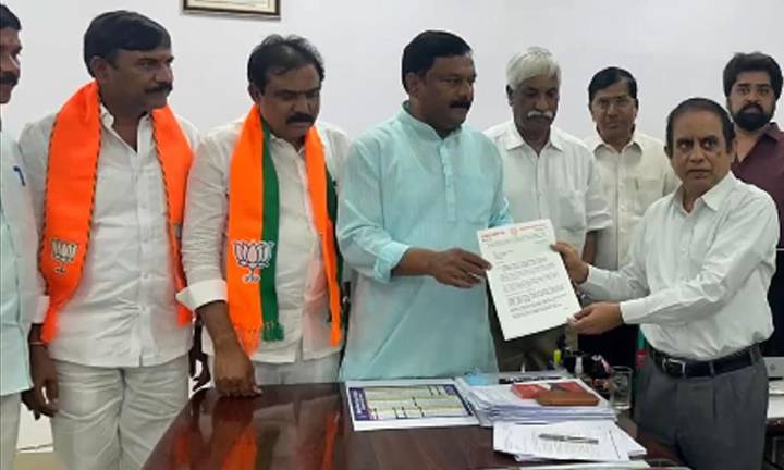 BJP Files Complaint Against CM Revanth Reddy Over Voter Intimidation in Jubilee Hills