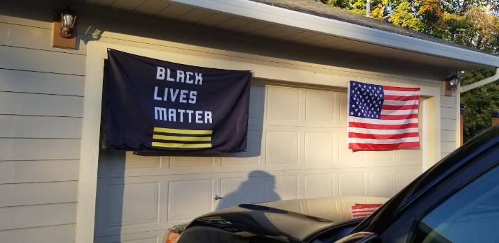 Fired cop who targeted home with Black Lives Matter flag now wants conviction erased