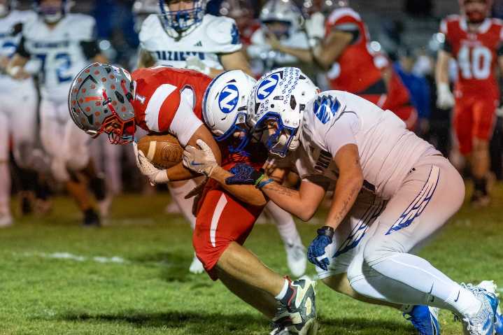District 11 6A football semifinal photos: Nazareth at Parkland, Nov. 7, 2025