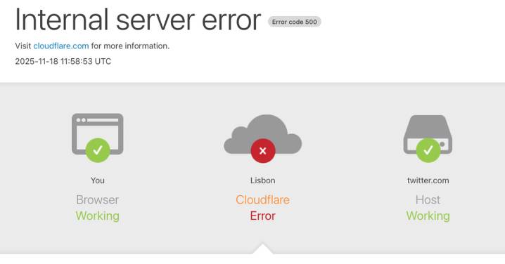 Internet outage: Cloudflare 'experiencing issues' worldwide, taking down several sites
