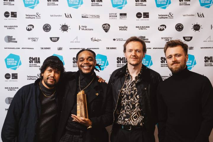 Glasgow hip-hop band Kai Reesu win Scottish Album of the Year Award