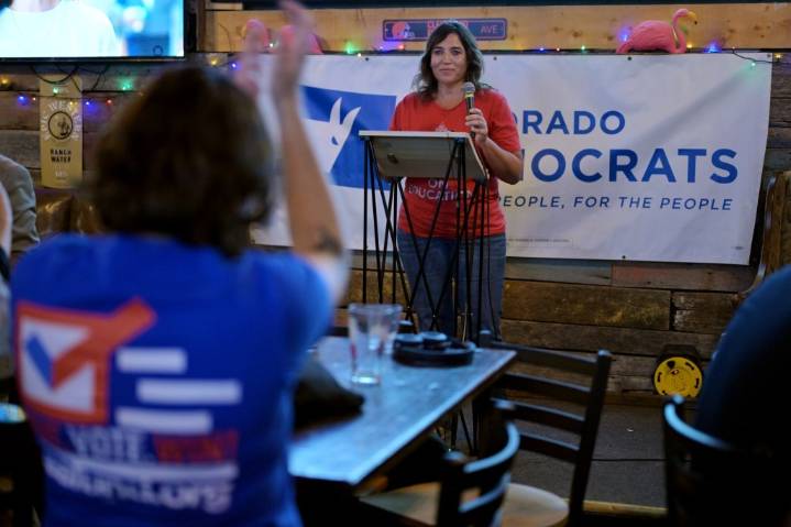 Former teachers union president drops out of primary to take on Rep. Gabe Evans