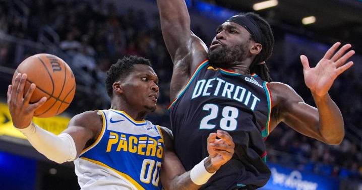 Pistons beat Pacers 122-117 to tie franchise record with 13th straight win