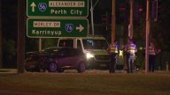 Dianella crash: Hatchback driver crashes with police car flashing lights and sirens at intersection