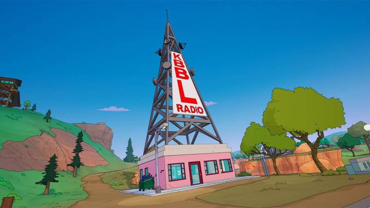 All KBBL radio tower locations in Fortnite