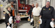 Springfield Township firefighters distribute 400 Thanksgiving meals to families