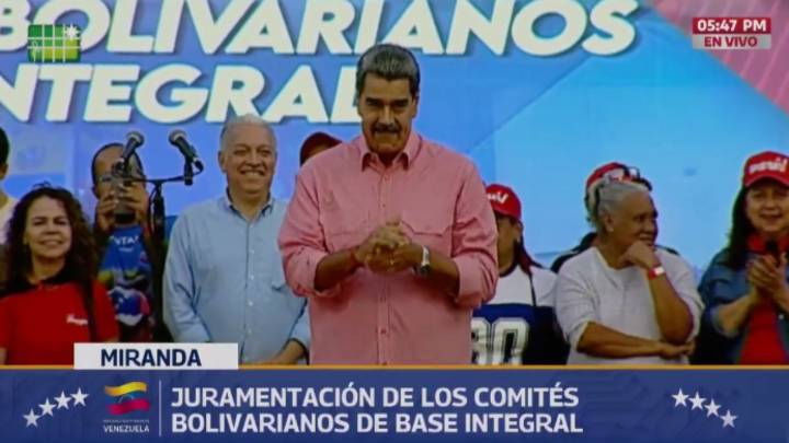 Presidente Maduro llega a Petare para juramentar los Comités Bolivarianos de Base Integral