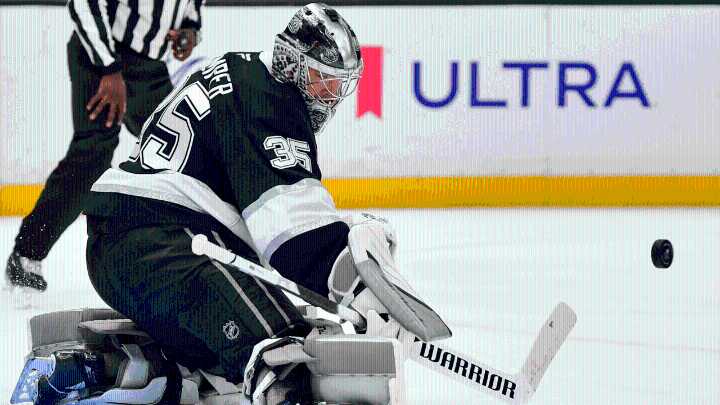 Kuemper makes 23 saves, Kings shut out Jets for 1st home win