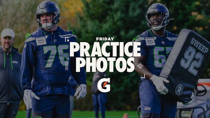 PHOTOS: Seahawks Make Final Preparations For Upcoming Divisional Matchup vs. Cardinals