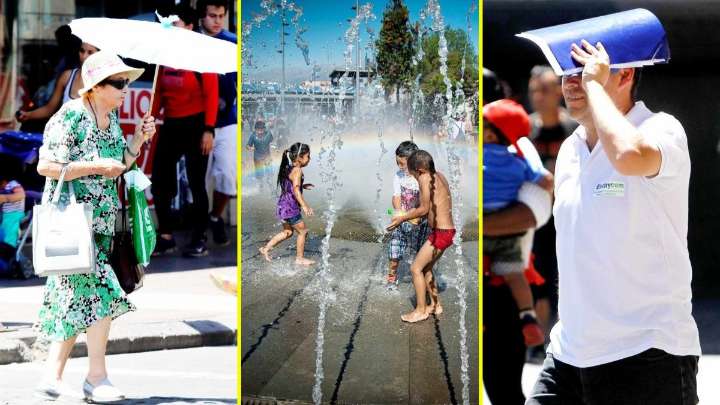 Se acerca un "combo de calor" de hasta 38°C: Pronostican altas temperaturas para la Región Metropolitana en los próximos días