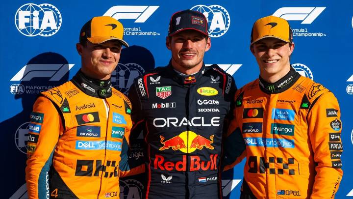 Las cuentas del Mundial de Fórmula 1: Norris, Verstappen y Piastri pelearán por el título más ajustado de los últimos cuatro años