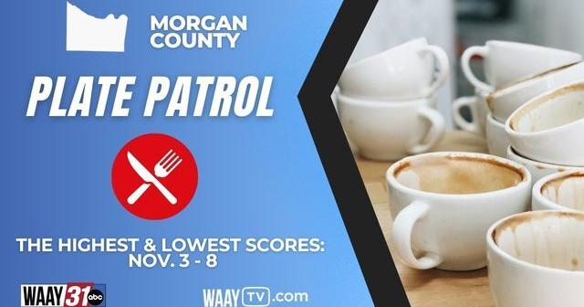Morgan County restaurant inspection scores for Nov. 3
