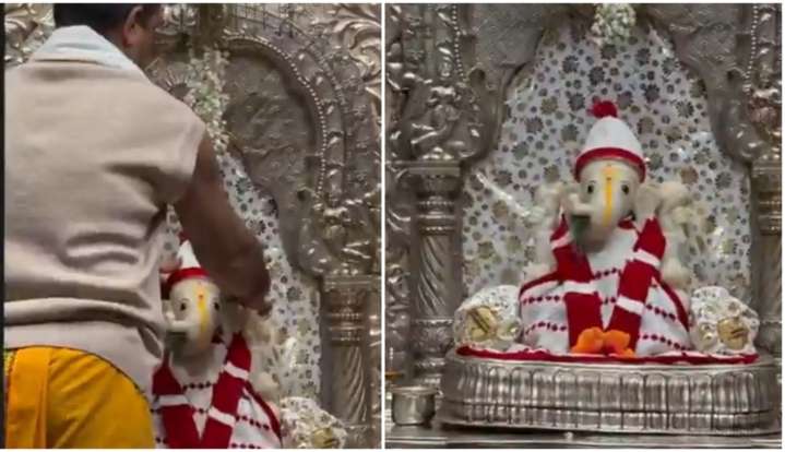 Winter Magic in Pune: Sarasbaug’s Beloved Bappa Gets His Cozy Seasonal Makeover