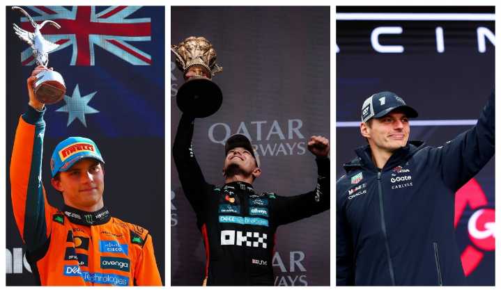 ¡La pelea está más pareja que nunca! Todo lo que necesitan Verstappen, Norris y Piastri para campeonar