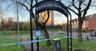 Police cordon off play area in park as 'shots are fired'
