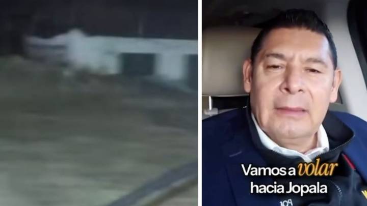 Se traslada Armenta a Jopala para atender desbordamiento del río Necaxa