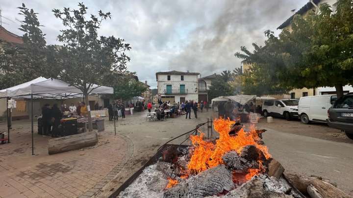 La Puebla de Castro disfruta de una feria de San Román con muchos atractivos
