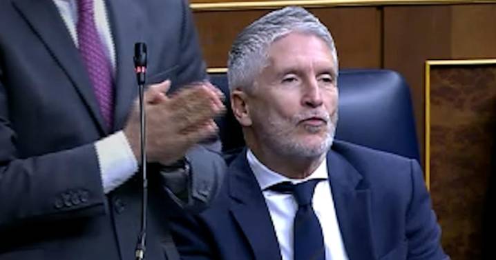 Los comentados gestos de Marlaska en el Congreso al PP