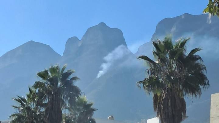 Surge incendio forestal en el Cerro de las Mitras