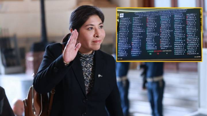Pleno del Congreso rechazó inhabilitar por 10 años a expremier Bettsy Chávez [VIDEO]