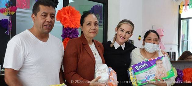 ENTREGAN PAÑALES A GRUPOS VULNERABLES